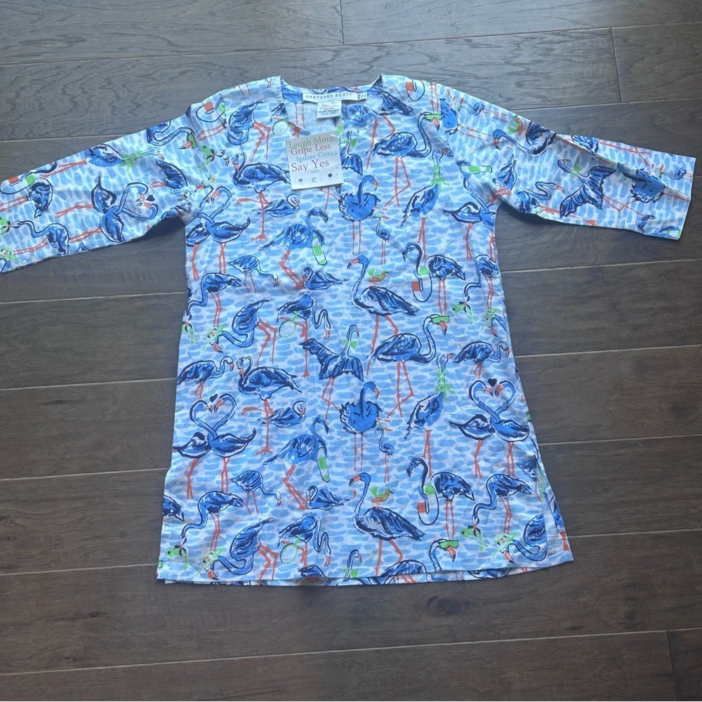 GIRLS GRETCHEN SCOTT Lamingle Tunic. 10/12. Swim coverup. NWT!